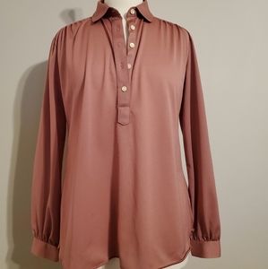 Vintage Carla Mauve Blouse